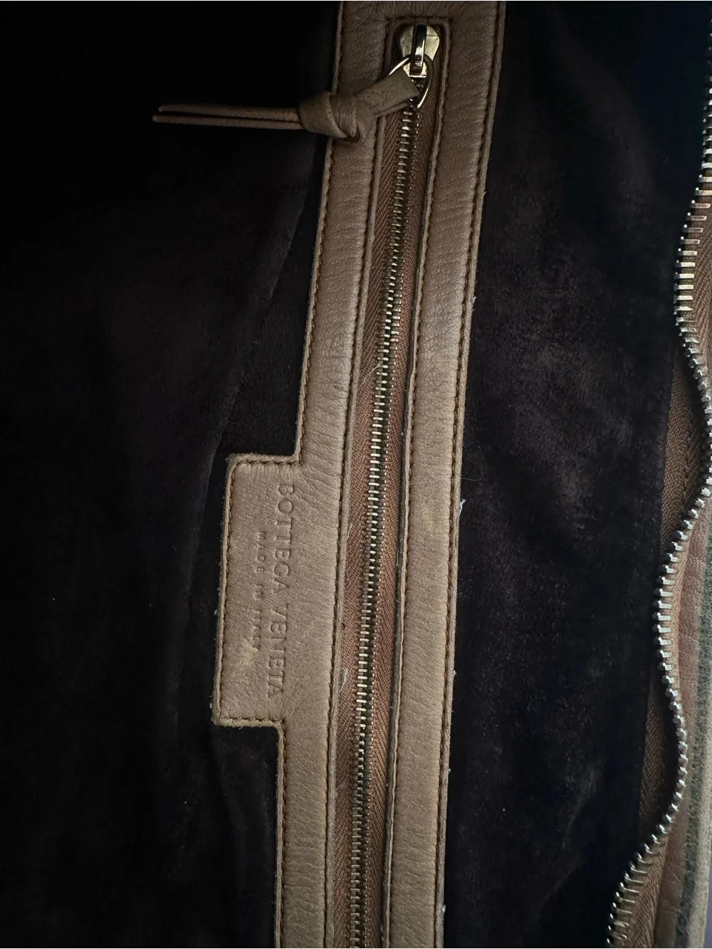 Bottega Veneta Intrecciato Hobo Bag Tan